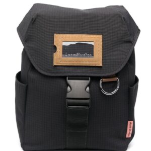 Acne Studios logo-patch ripstop backpack