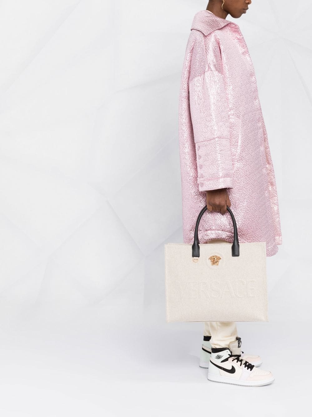 Versace large La Medusa canvas tote bag - Image 2