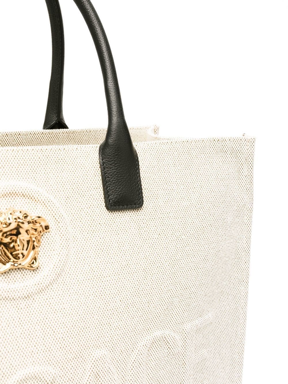 Versace large La Medusa canvas tote bag - Image 5