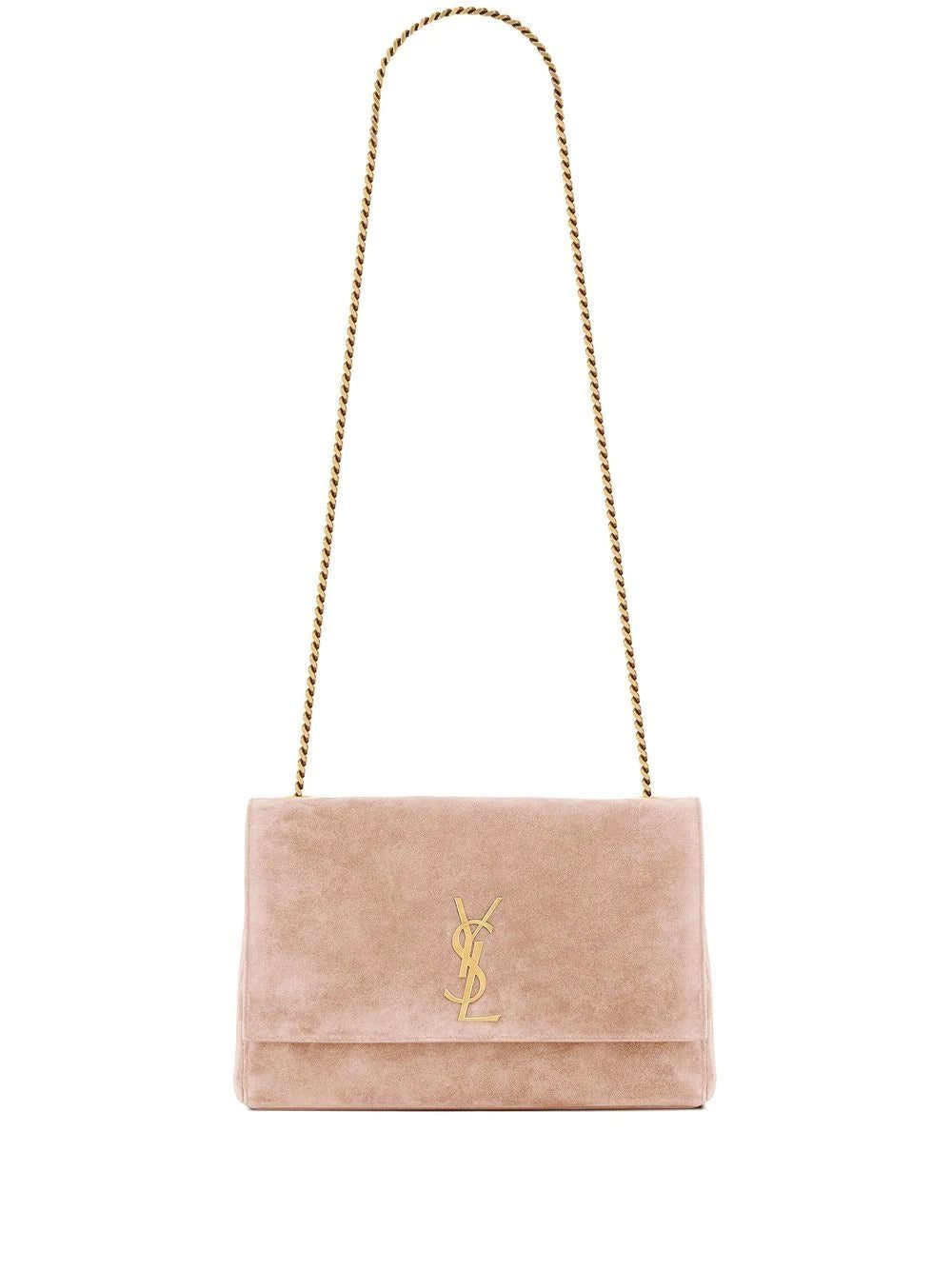 Saint Laurent Kate monogram-plaque shoulder bag