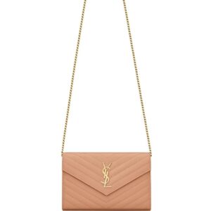 Saint Laurent Monogram envelope clutch bag