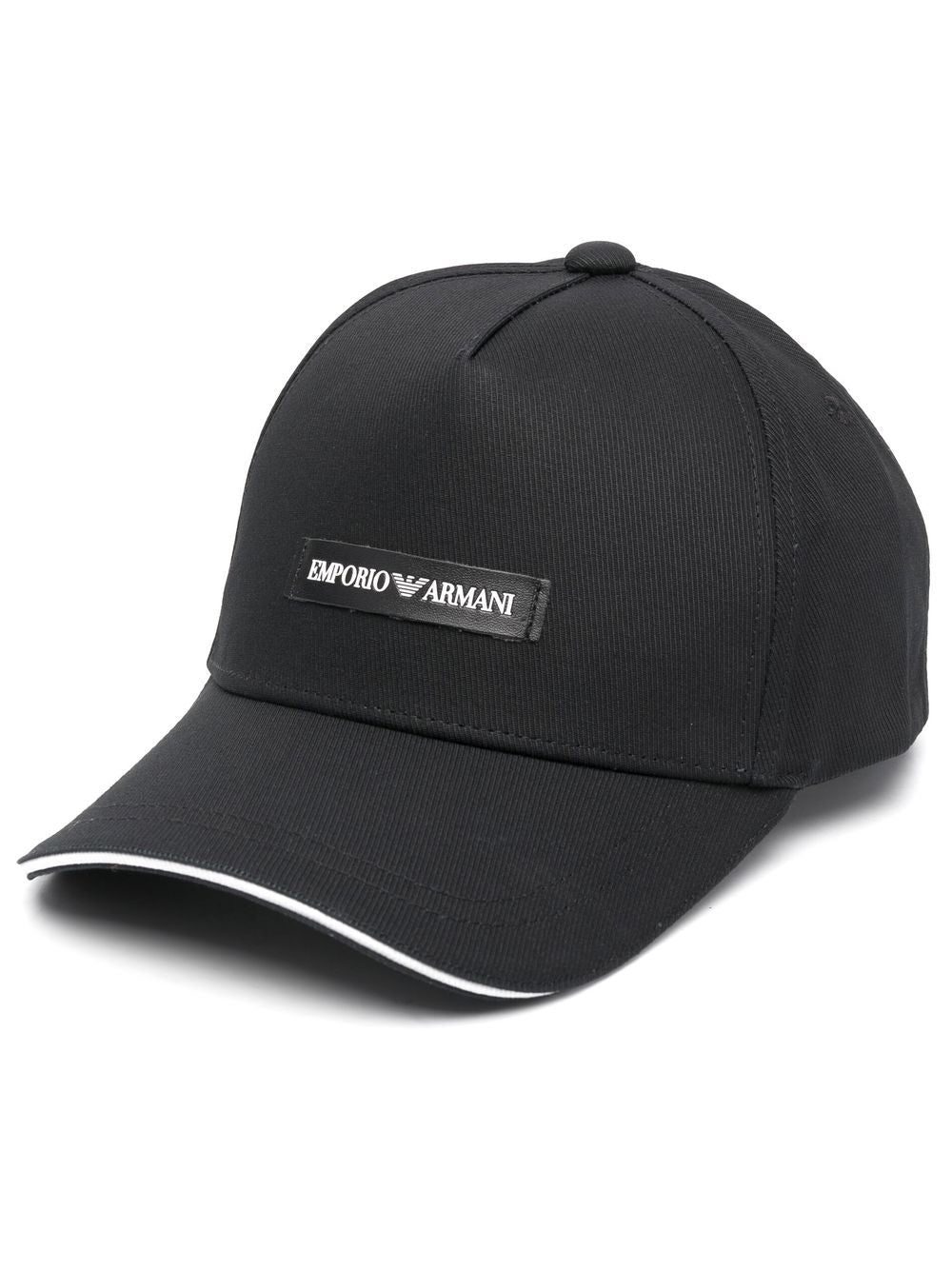 Emporio Armani logo-patch cap