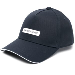 Emporio Armani logo-patch cap