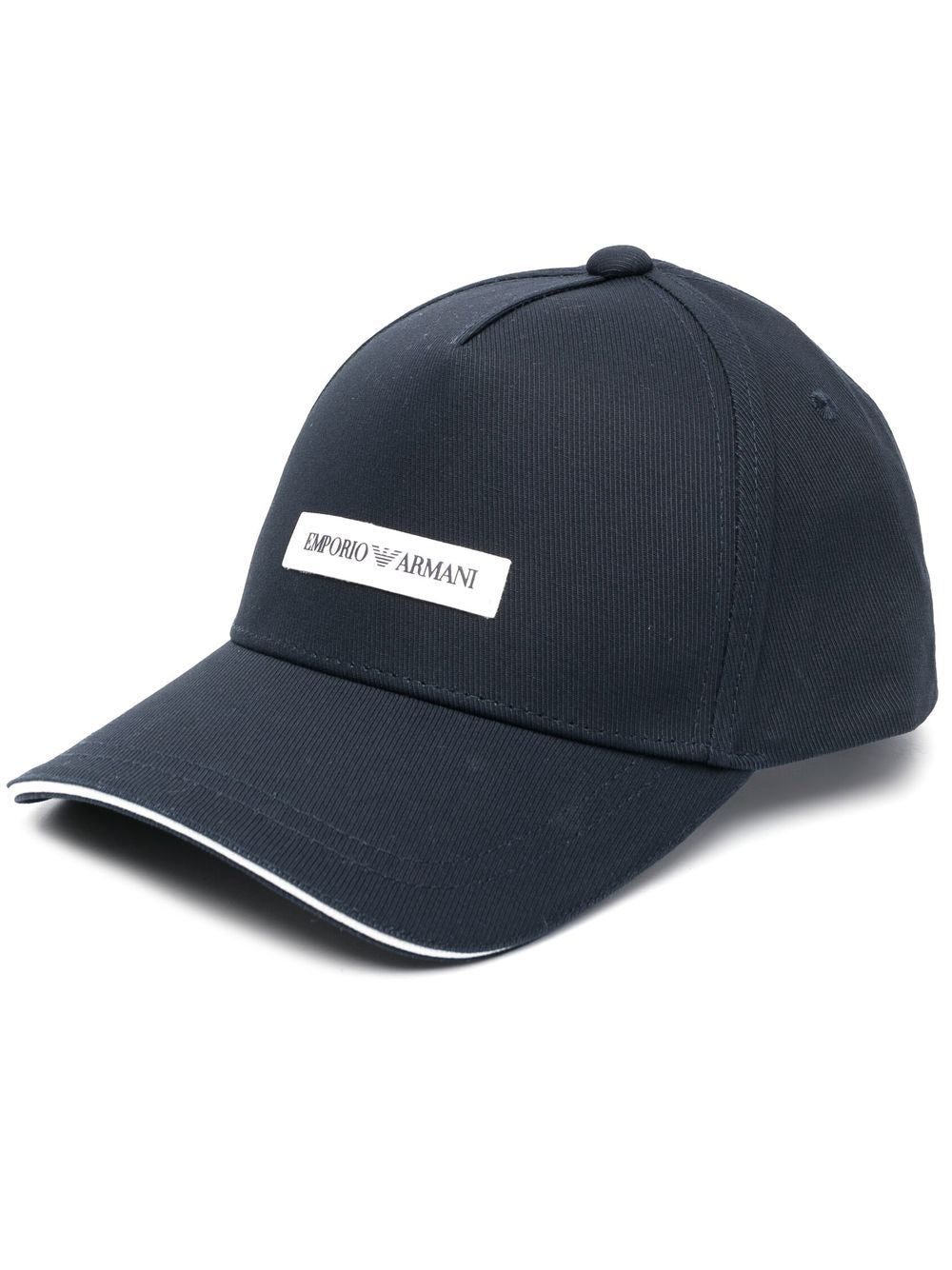 Emporio Armani logo-patch cap