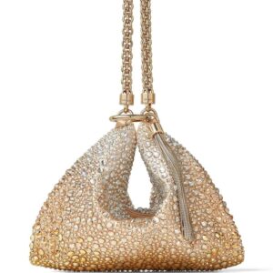 Jimmy Choo Callie crystal-embellished clutch bag