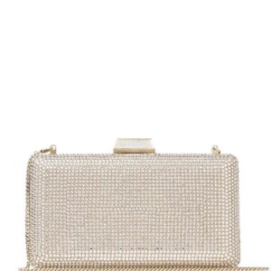 Jimmy Choo Clemmie crystal-embellished clutch bag