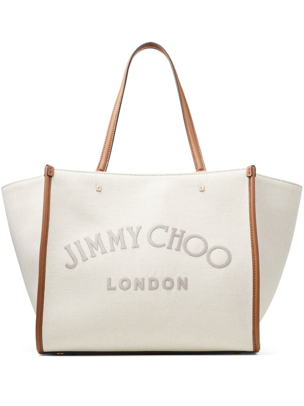 Jimmy Choo Varenne canvas tote bag
