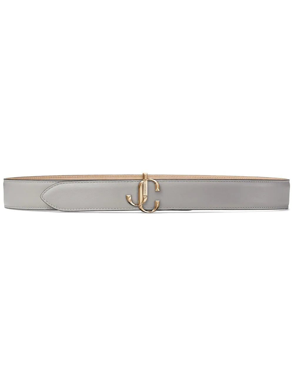 Jimmy Choo Felisa logo-plaque leather belt