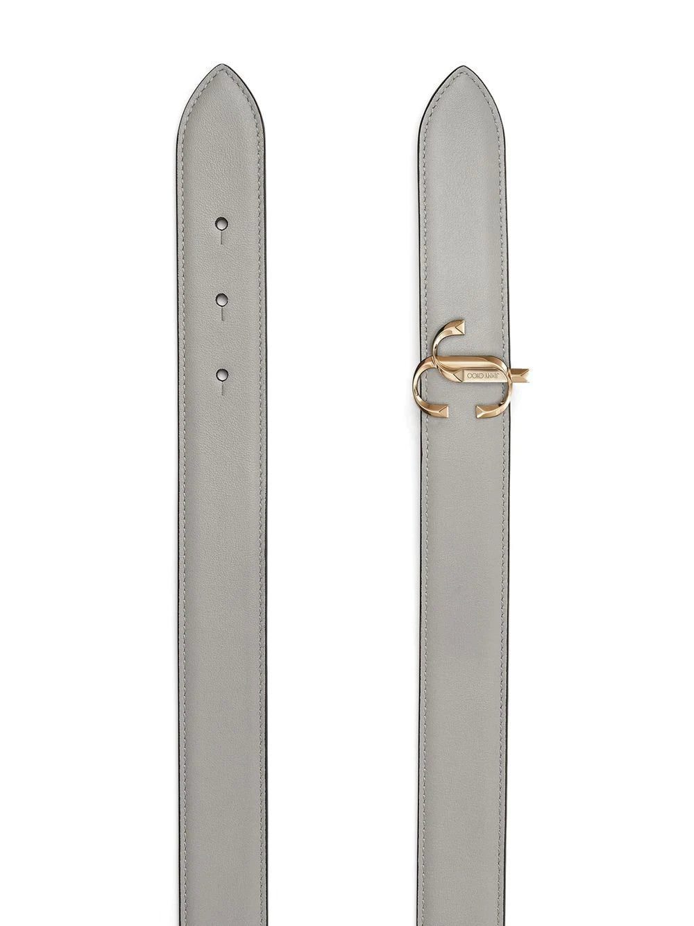 Jimmy Choo Felisa logo-plaque leather belt - Image 2