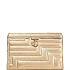 Jimmy Choo Avenue quilted pouch