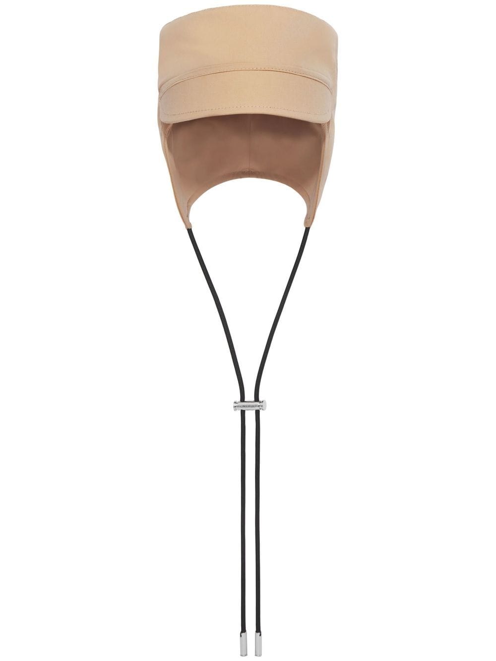 Burberry monogram-embroidered trapper hat