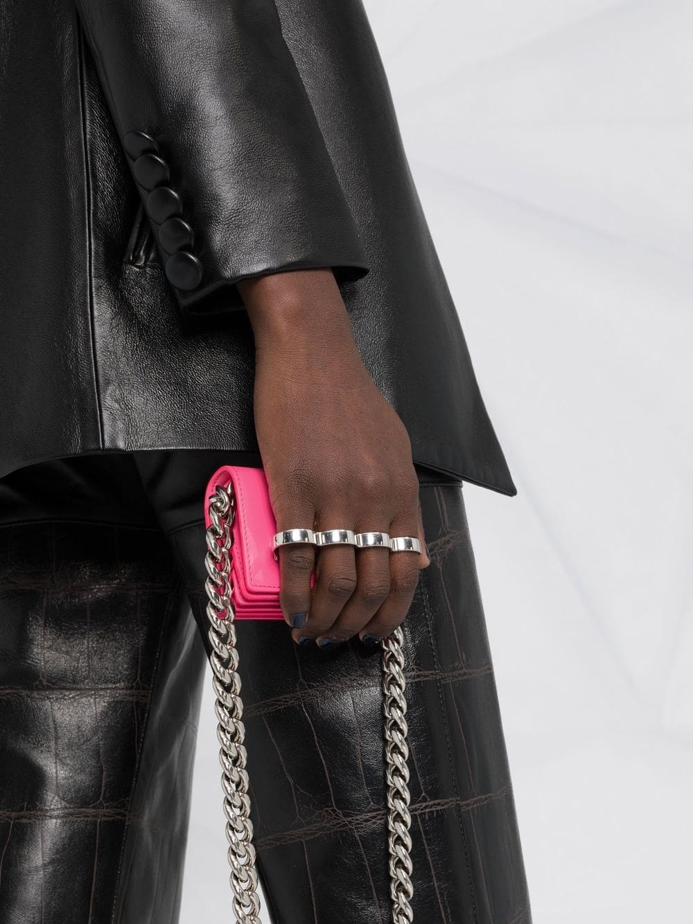 Alexander McQueen The Four Ring mini bag - Image 3