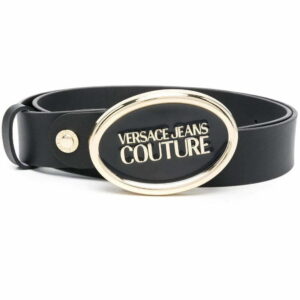 Versace Jeans Couture logo-buckle leather belt