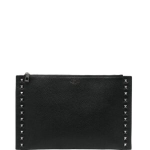Valentino Garavani studded leather clutch-bag Bag