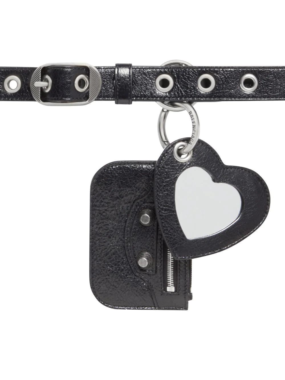 Balenciaga mirror charm leather belt - Image 2