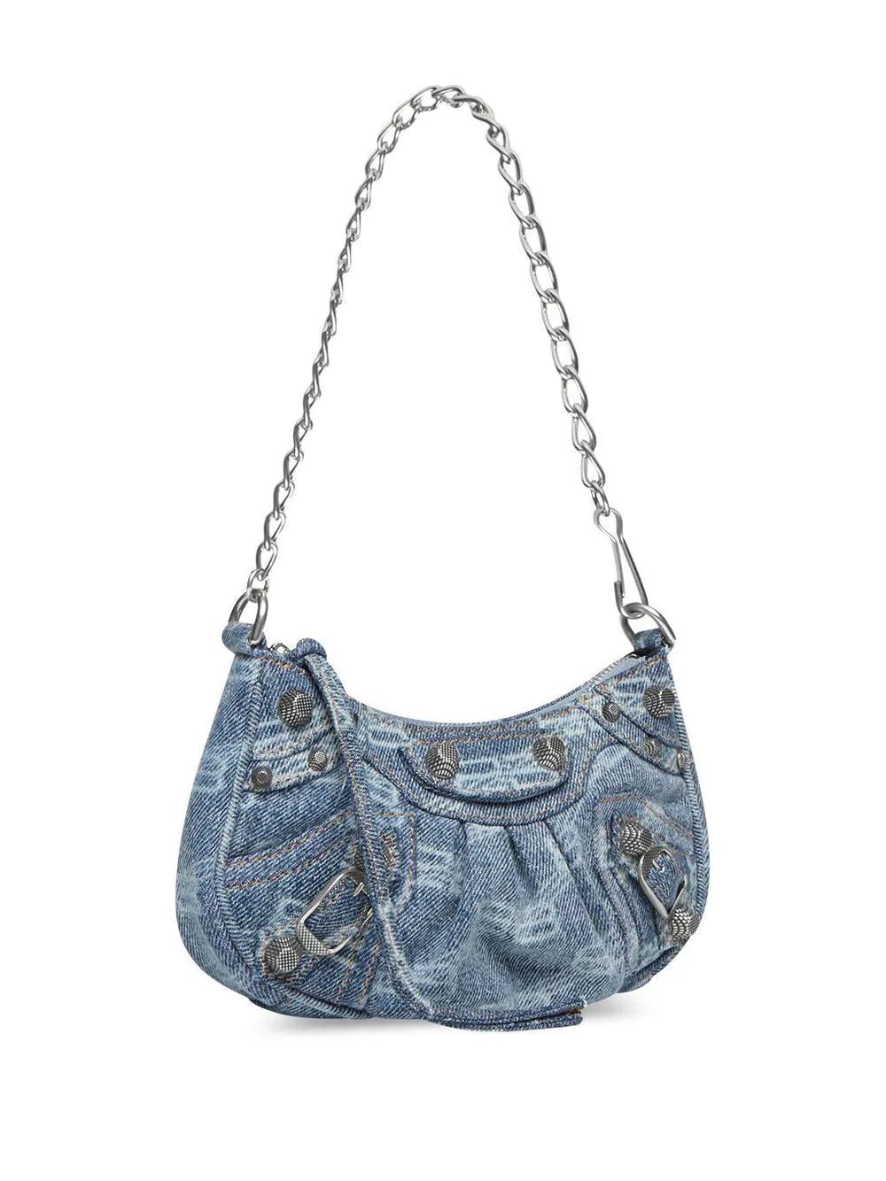 Balenciaga Le Cagole mini denim shoulder bag - Image 3