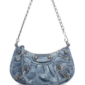 Balenciaga  Le Cagole mini denim shoulder bag