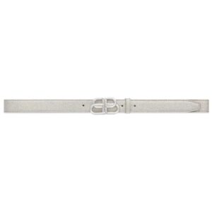 Balenciaga  BB-logo glittery belt