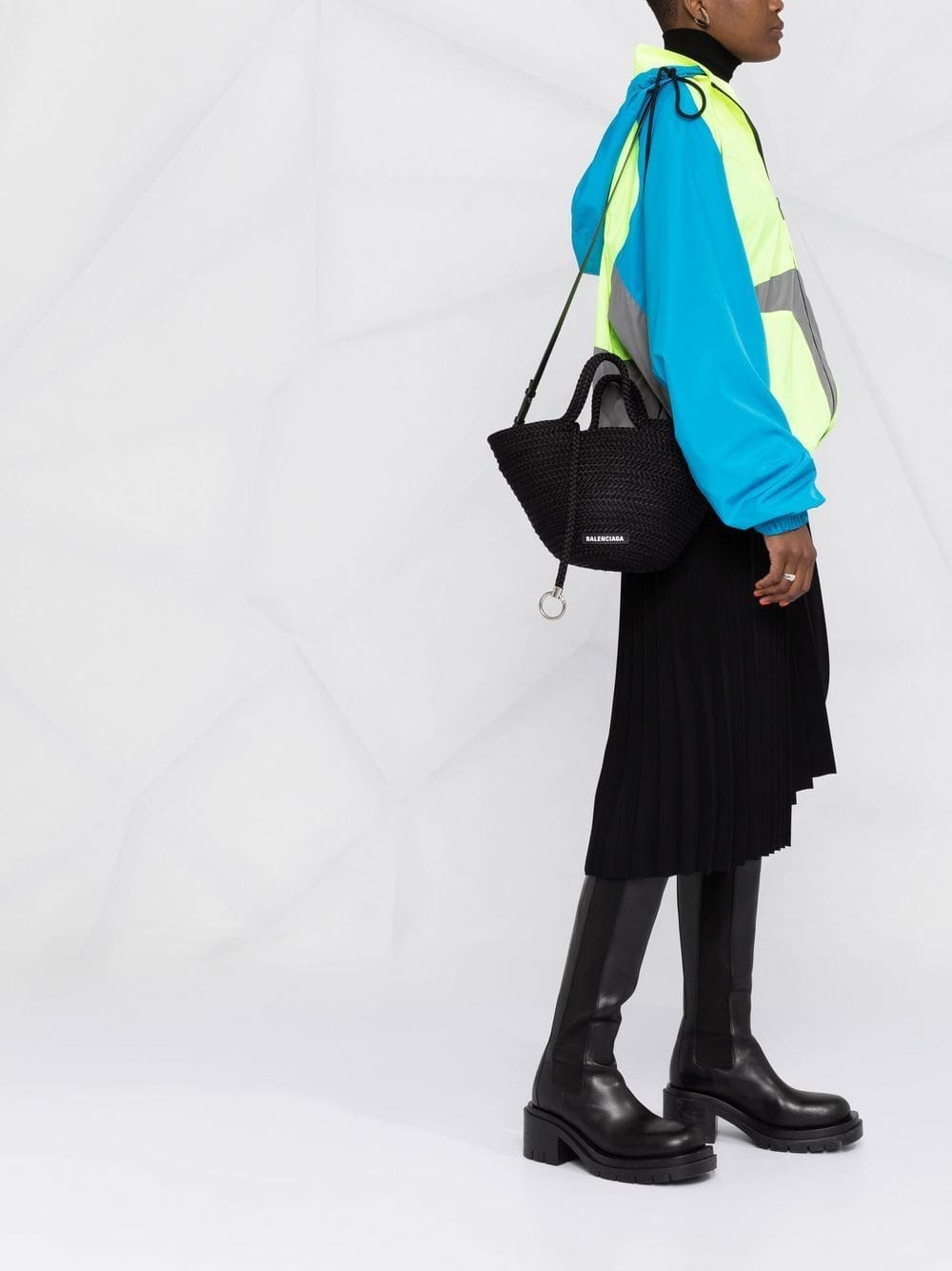 Balenciaga small Ibiza woven basket bag - Image 2