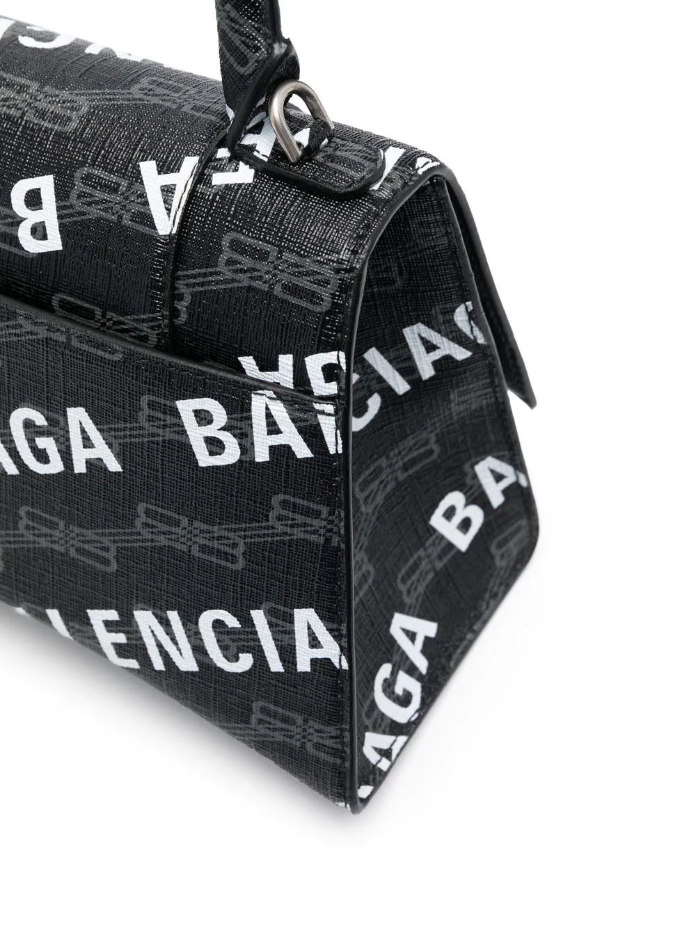 Balenciaga Hourglass logo-print leather tote bag - Image 4
