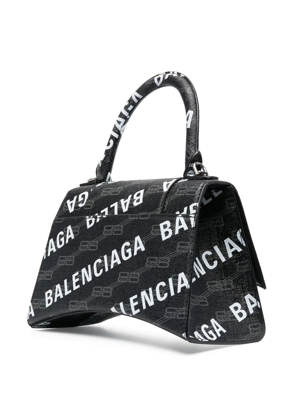 Balenciaga Hourglass logo-print leather tote bag - Image 4