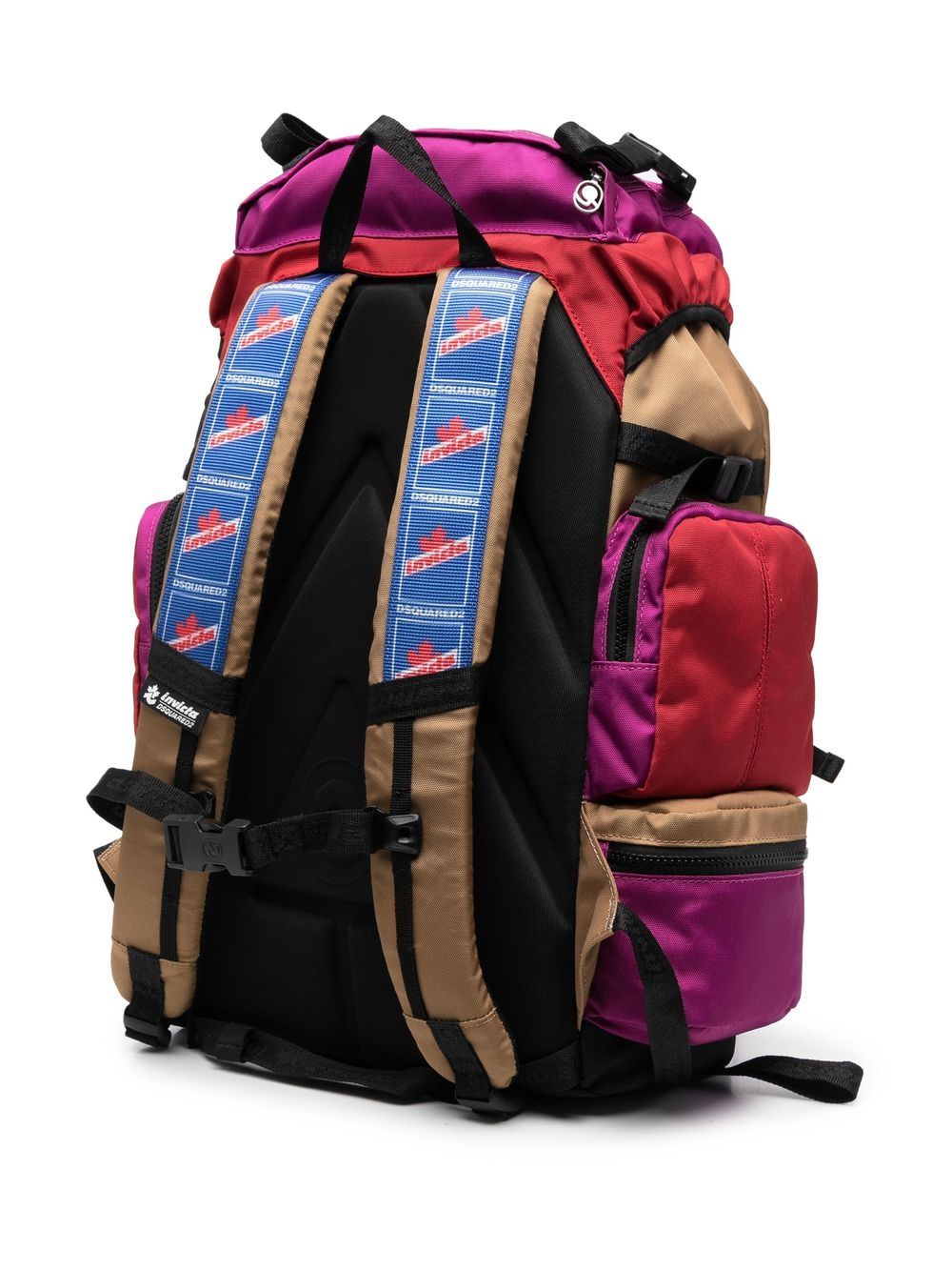 Dsquared2 patch-detail colour-block backpack - Image 3