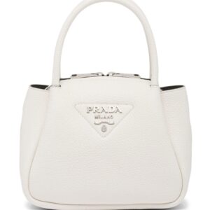 Prada logo-embellished leather mini bag