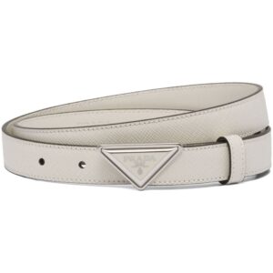 Prada  logo-buckle Saffiano leather belt