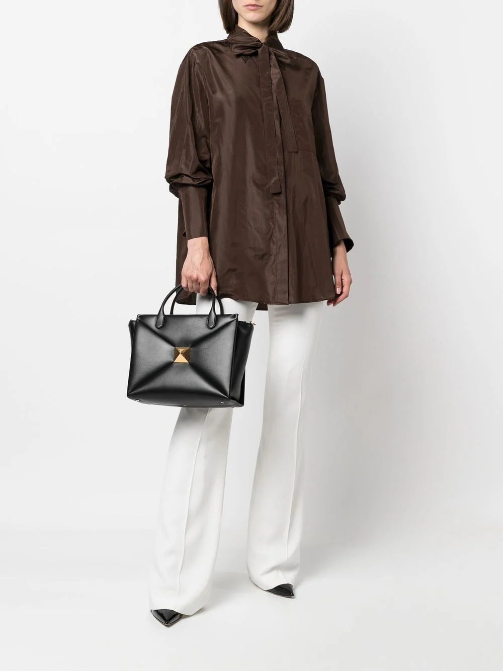 Valentino Garavani long-sleeved silk shirt - Image 2