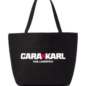 Karl Lagerfeld x Cara Delevingne canvas tote bag