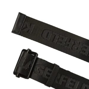 Karl Lagerfeld  x Cara Delevingne webbing logo-print belt