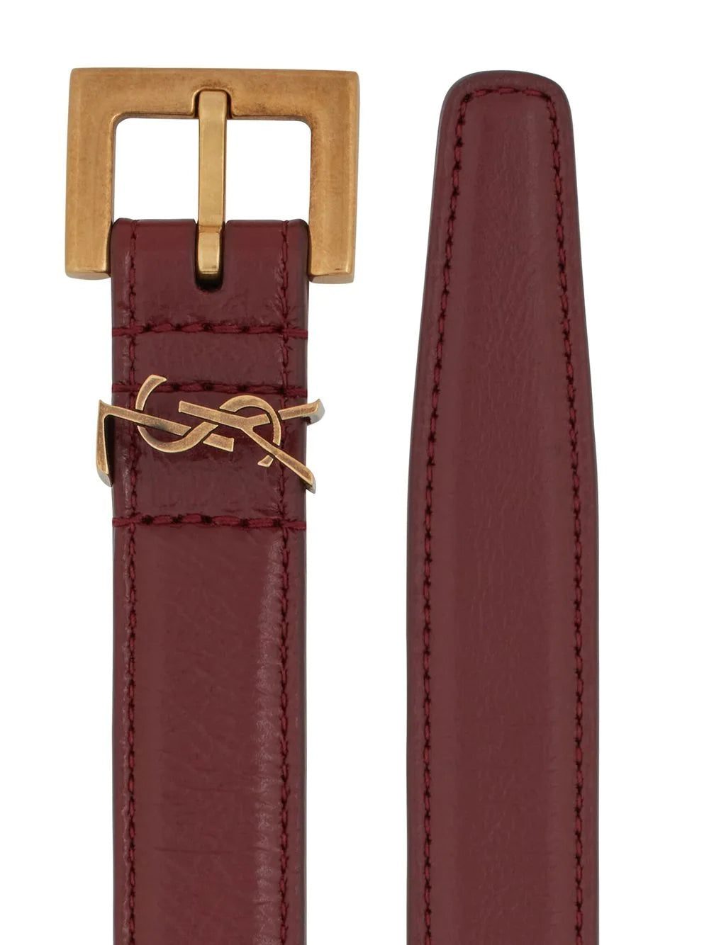 Saint Laurent logo leather belt - Image 2