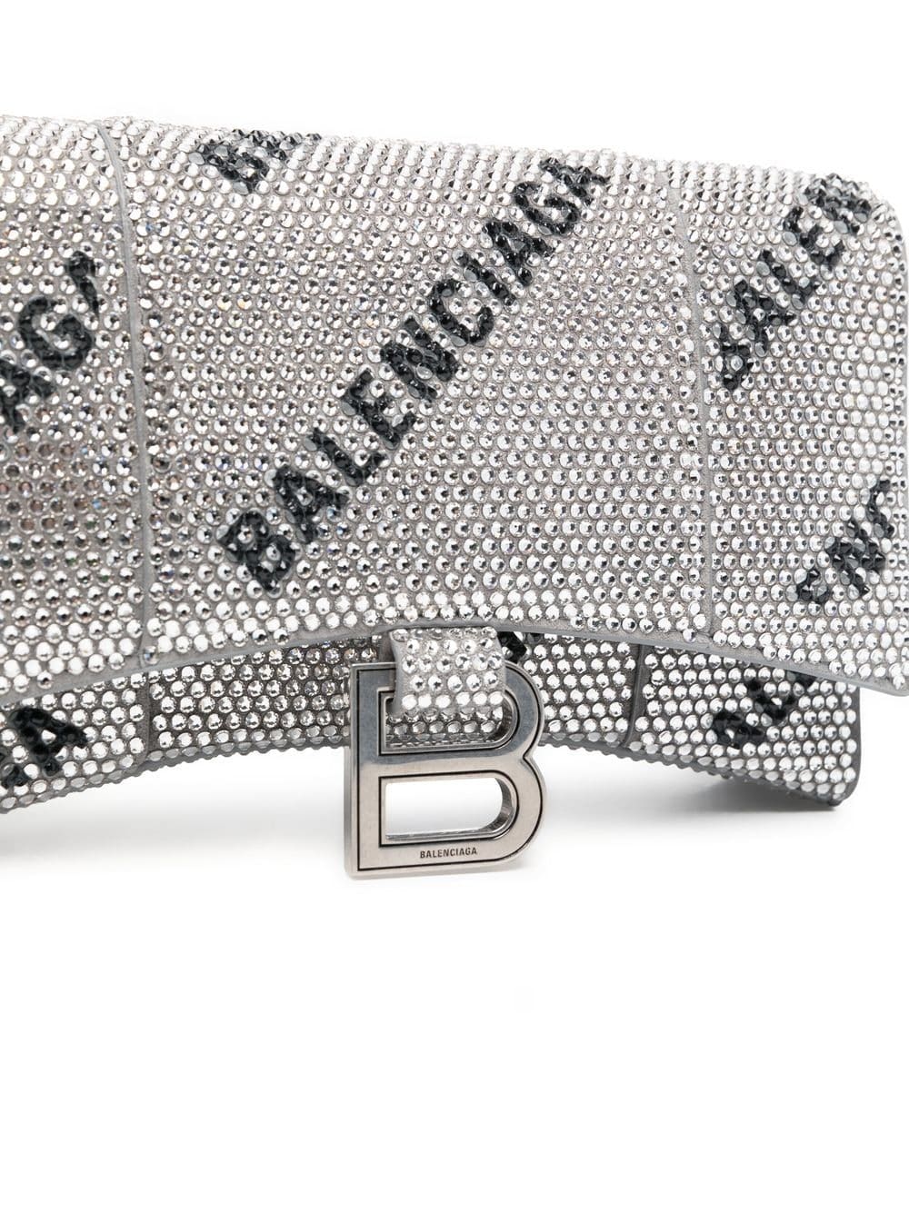 Balenciaga rhinestone Hourglass wallet-on-chain - Image 5