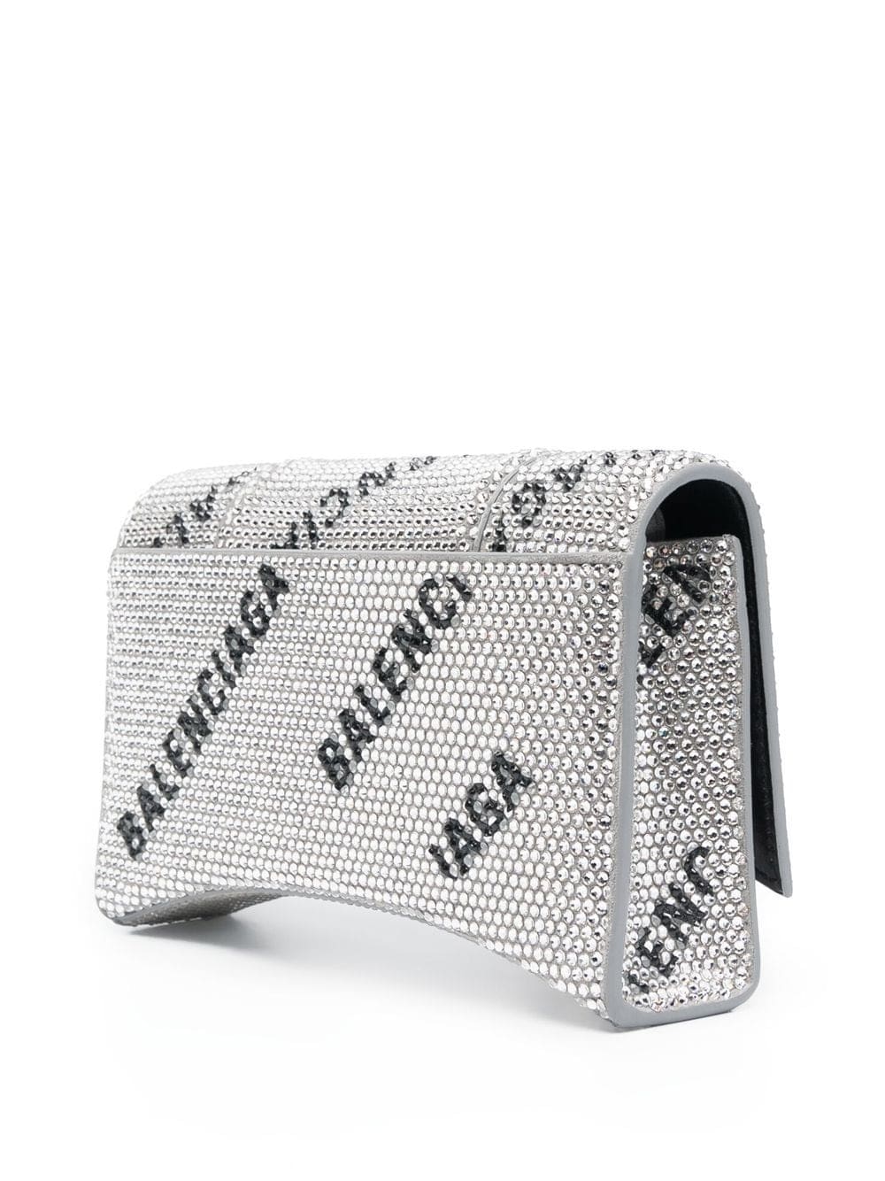 Balenciaga rhinestone Hourglass wallet-on-chain - Image 4