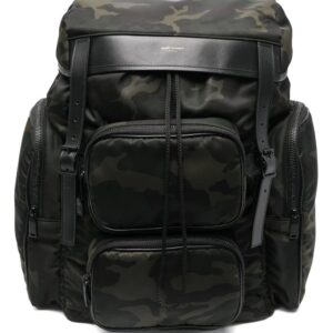 Saint Laurent Hunt camouflage-print backpack