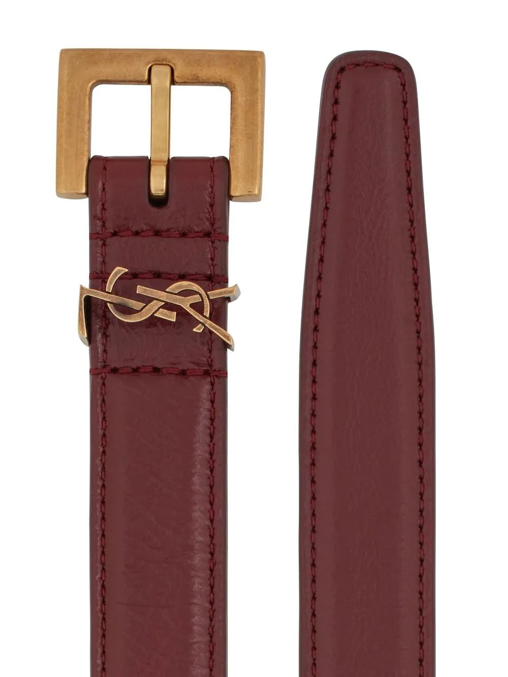 Saint Laurent monogram-logo leather belt - Image 2