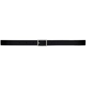 Saint Laurent  cyrstal-buckle belt