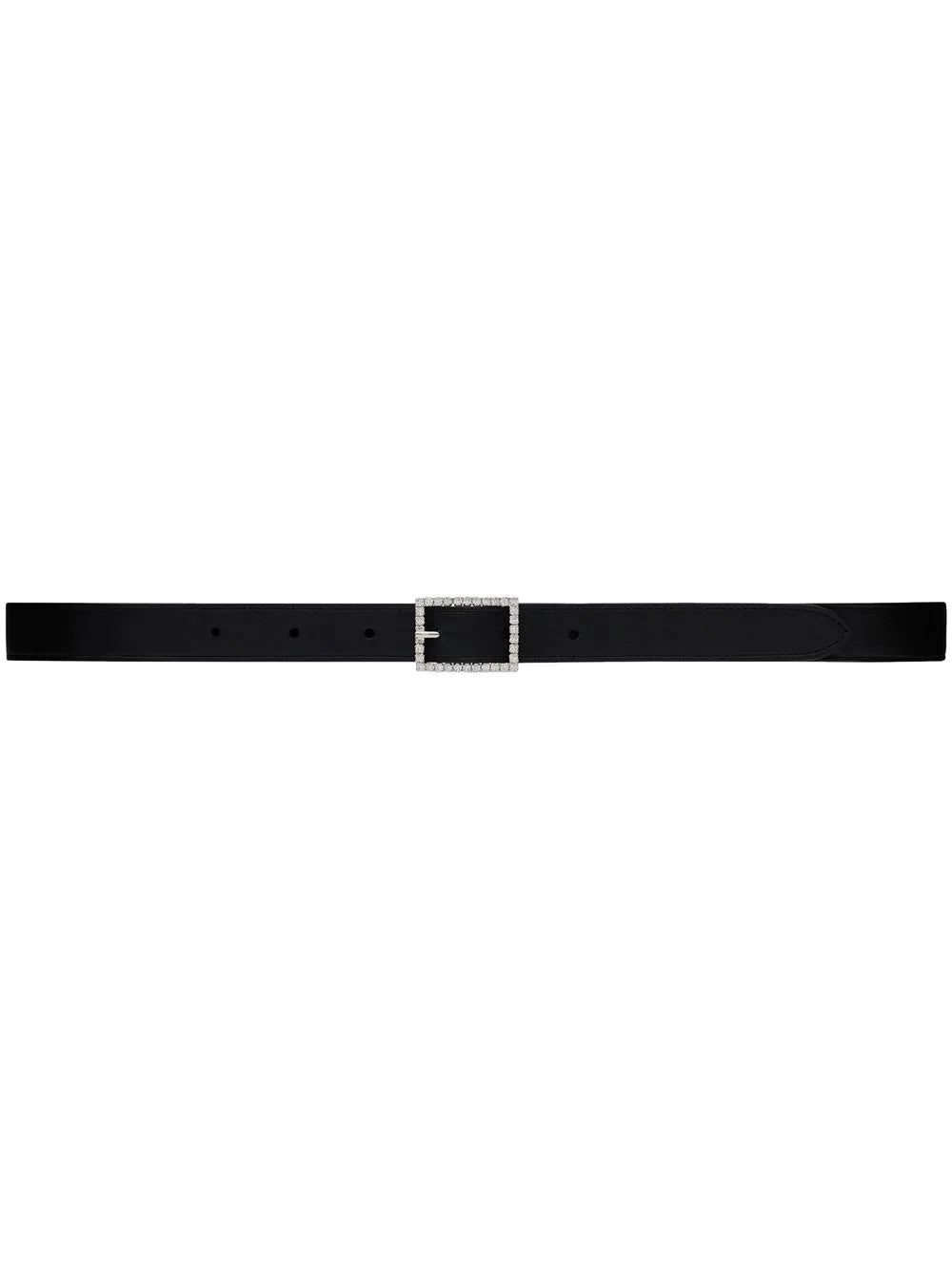 Saint Laurent cyrstal-buckle belt