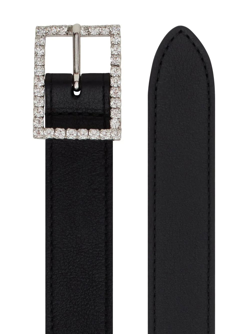 Saint Laurent cyrstal-buckle belt - Image 2