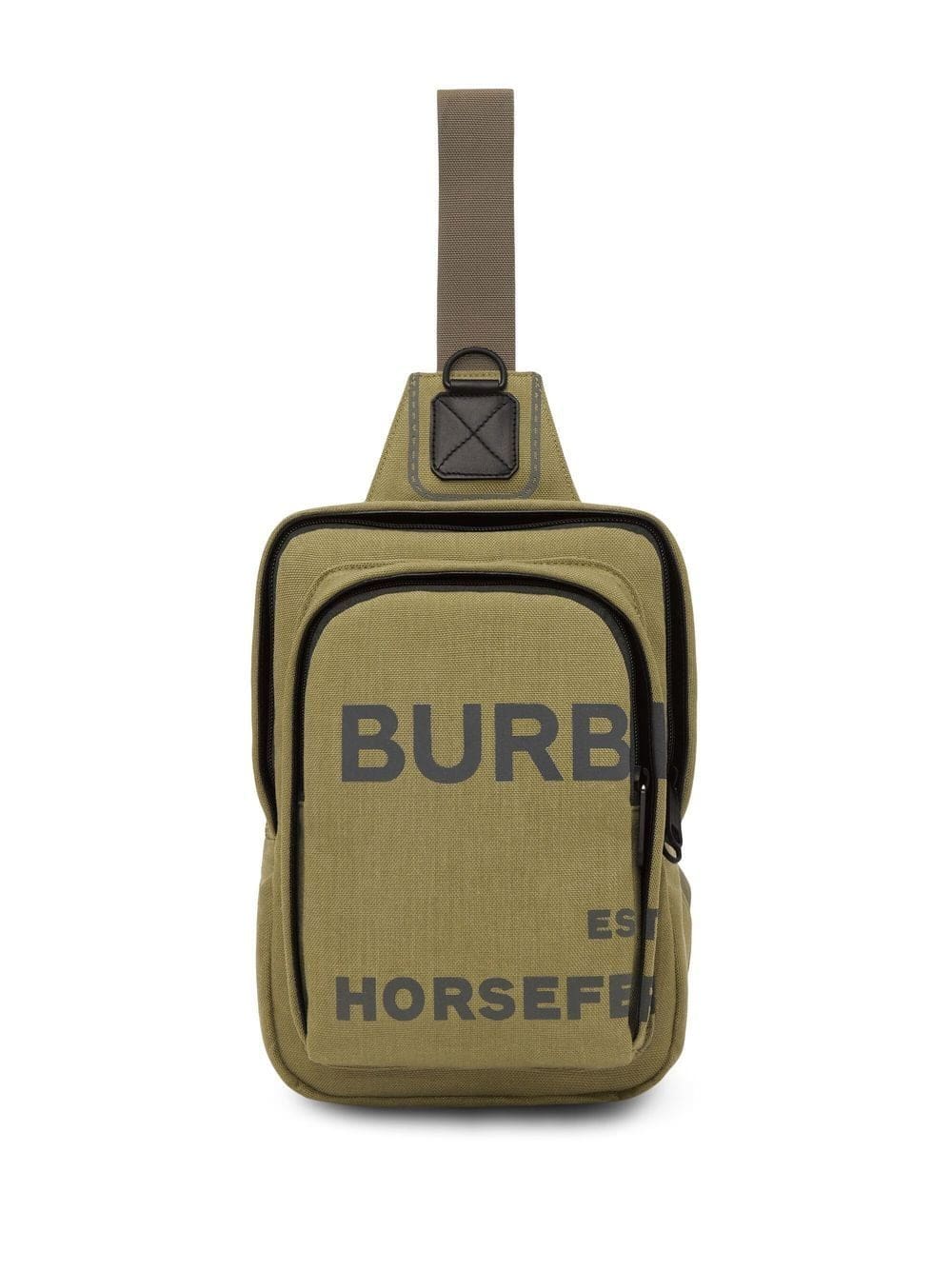 Burberry Horseferry print one-strap backpack
