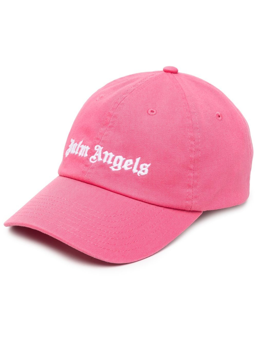 Palm Angels logo-embroidered cotton cap