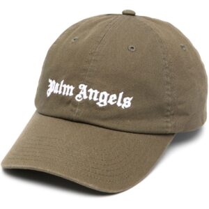 Palm Angels logo-embroidered baseball cap