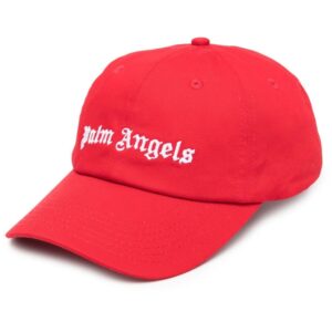 Palm Angels logo-print baseball cap