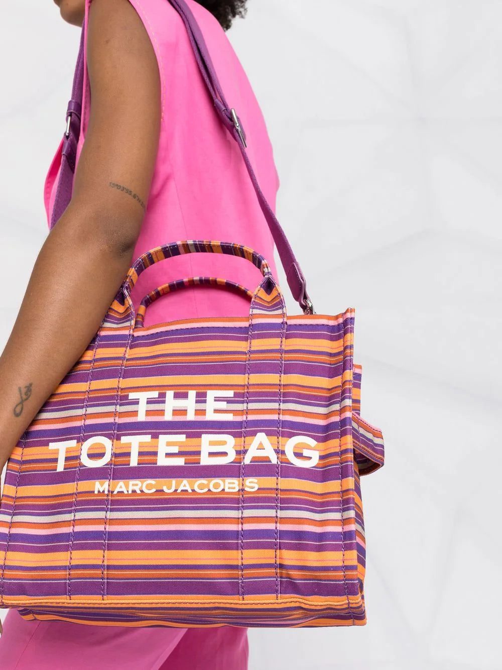 Marc Jacobs medium The Stripe Tote bag - Image 3