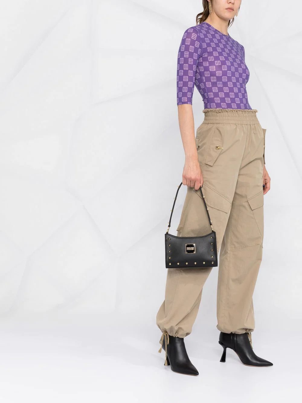 Versace Jeans Couture spike-studs shoulder bag - Image 2