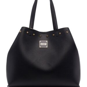 Versace studded grained tote bag