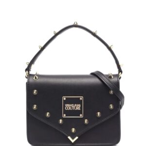 Versace spike-studs foldover tote bag