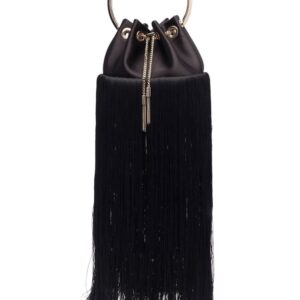 Jimmy Choo Bon Bon fringed bucket bag
