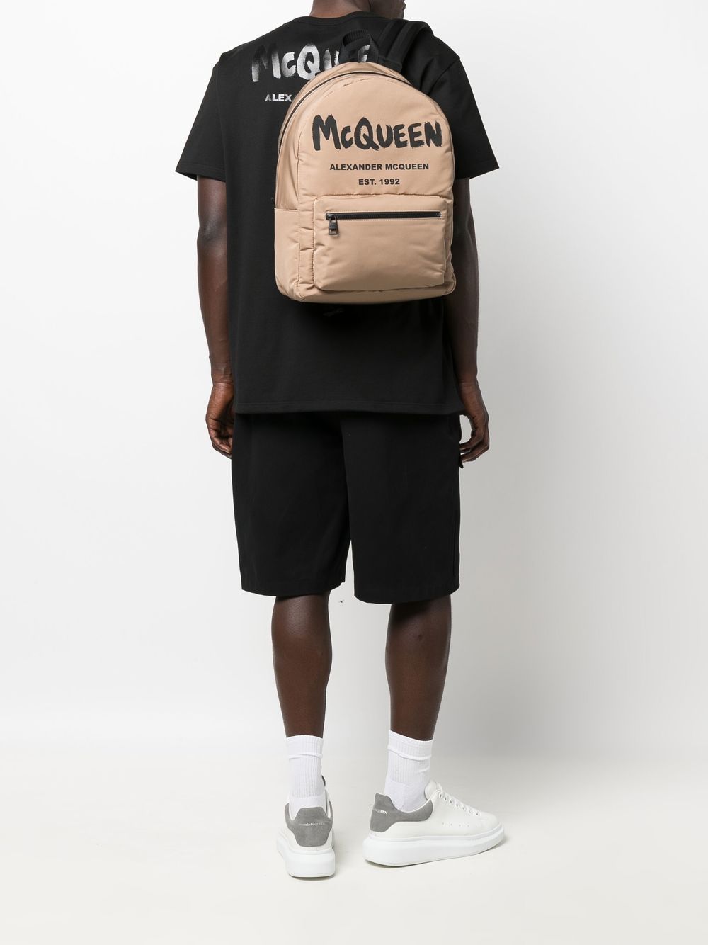 Alexander McQueen logo-print detail backpack - Image 2