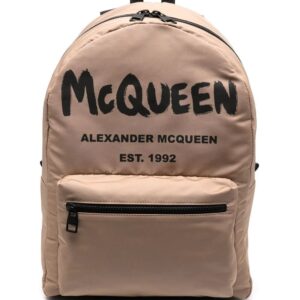 Alexander Mcqueen logo-print detail backpack